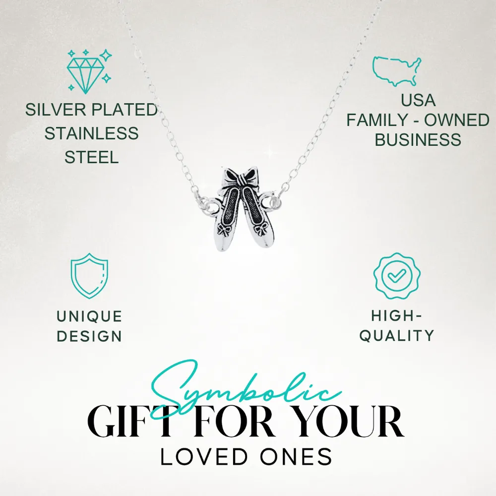 Ballet Dance Connector Pendant Necklace
