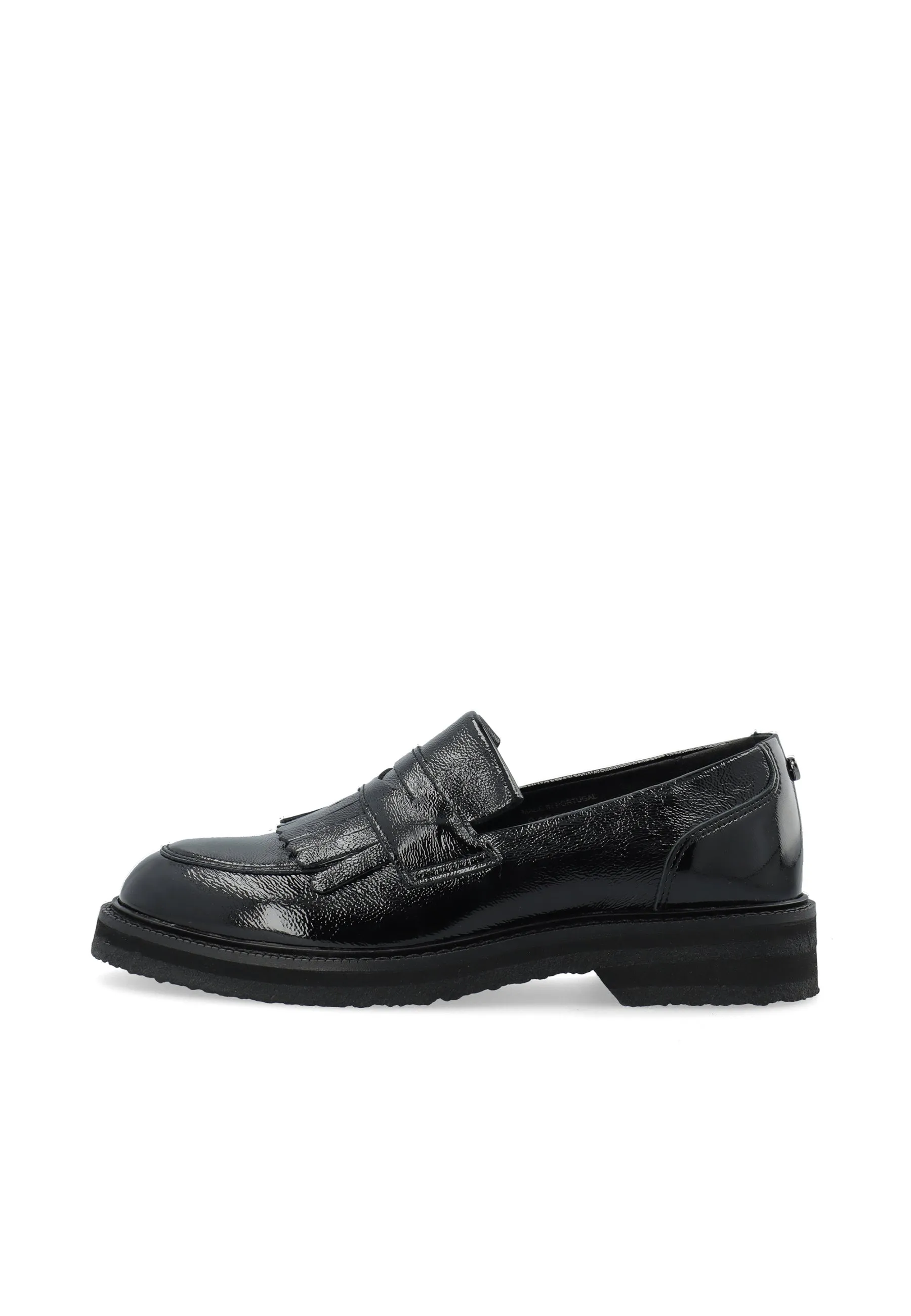 CASBETTY Loafer W. Fringes Patent Leather