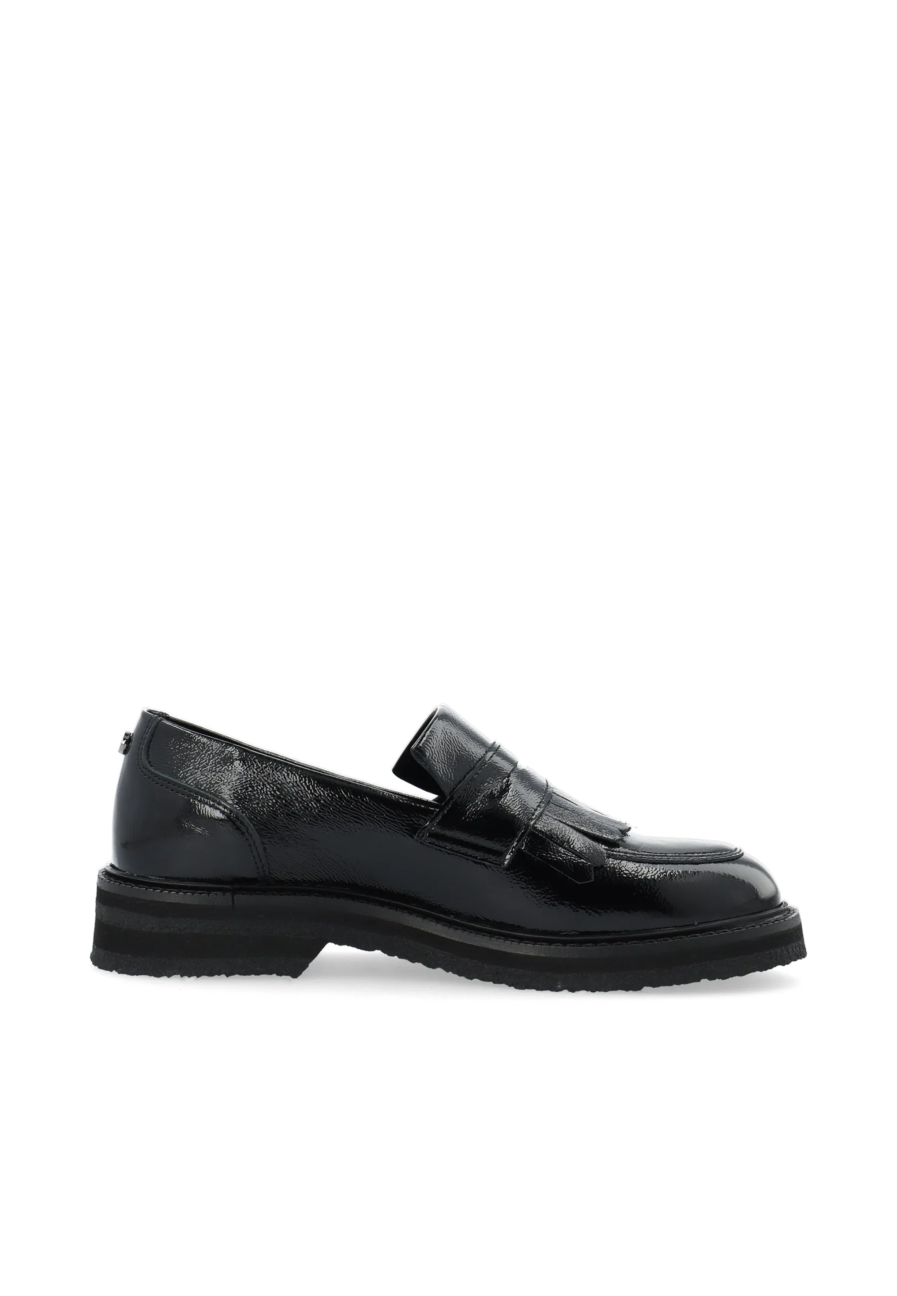 CASBETTY Loafer W. Fringes Patent Leather