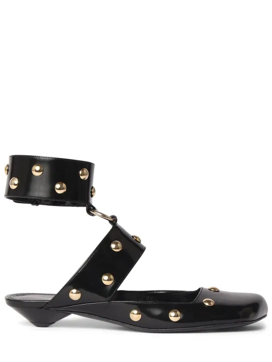 Chloé   20mm Jade leather flats 