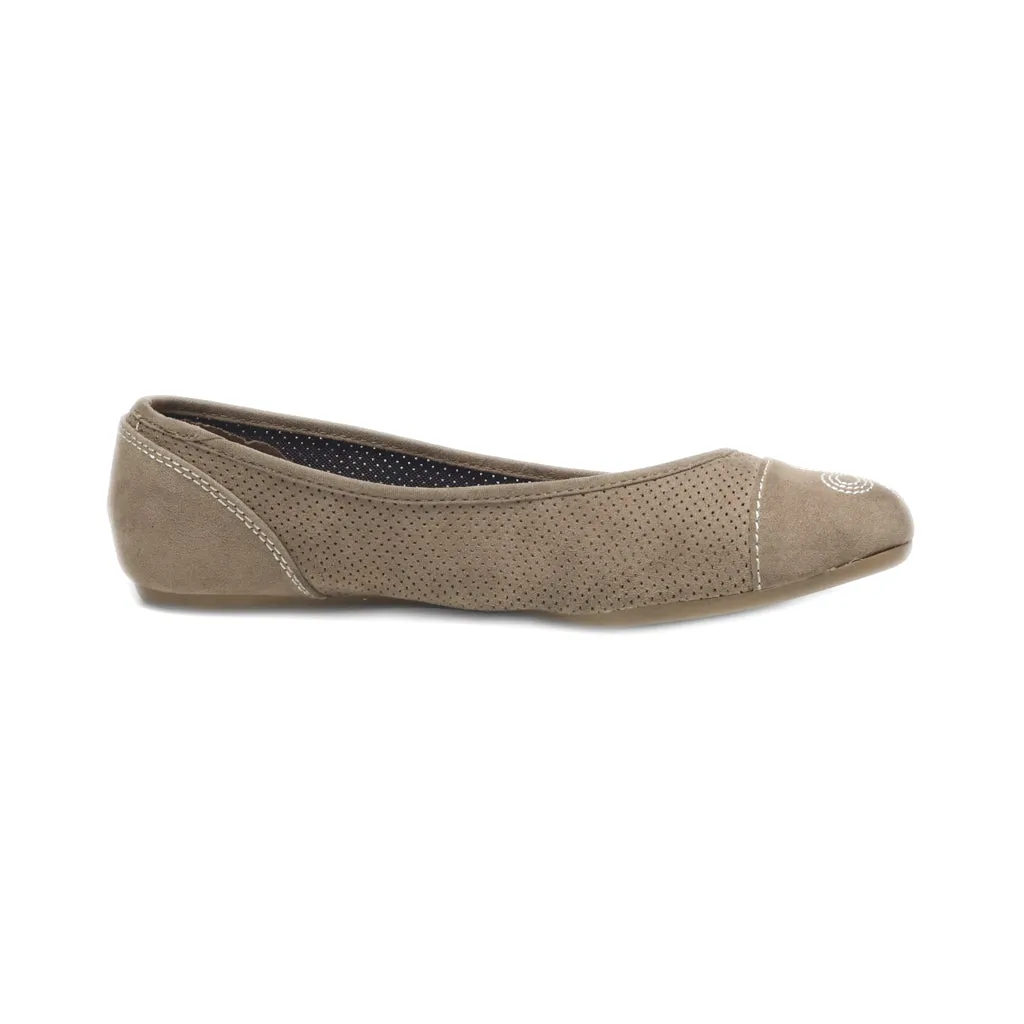 Dolcetta Ballerinas Leather Brown Colour For Women