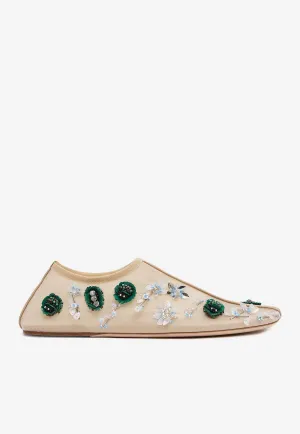 Embla Beaded Ballet Flats