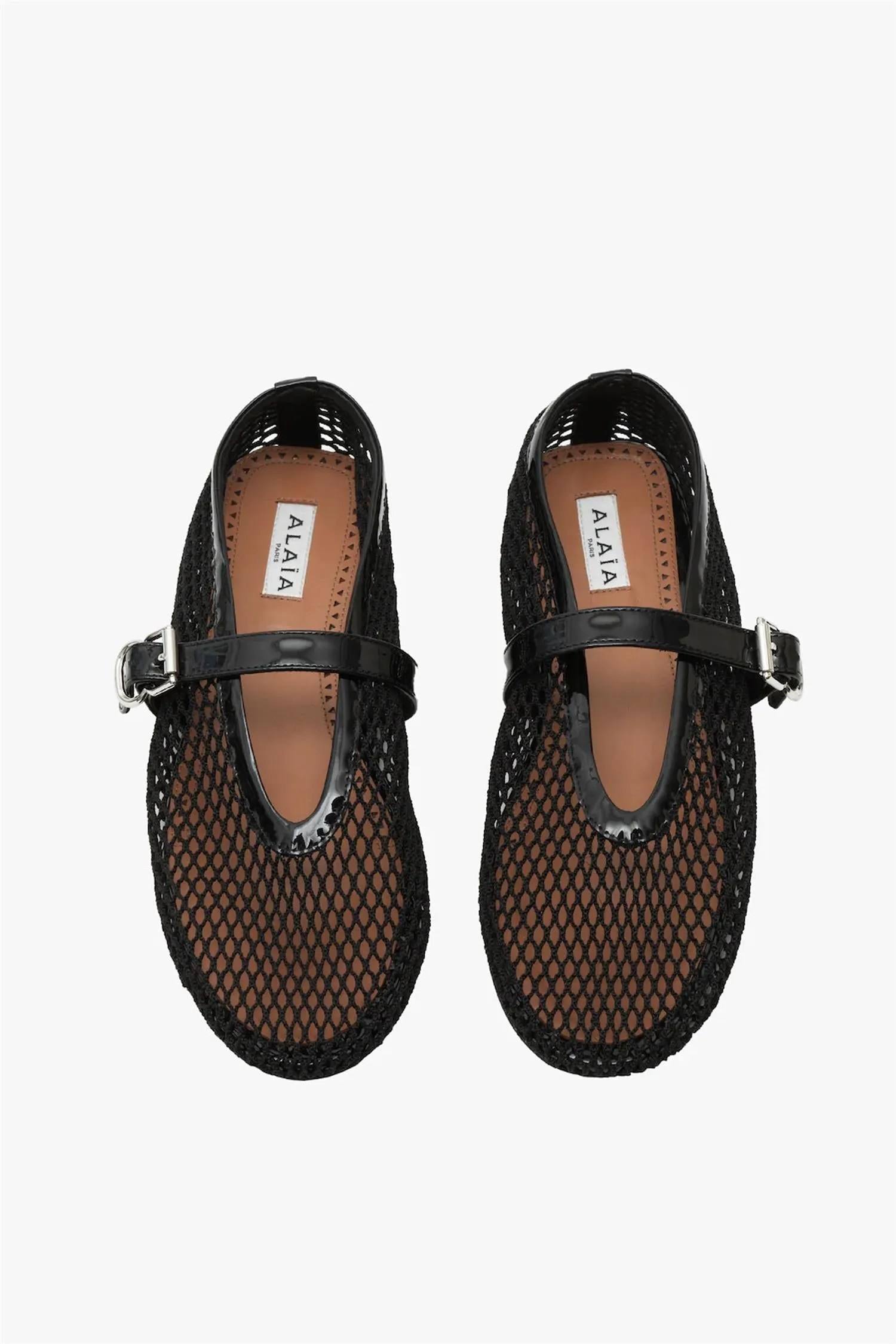 Fishnet Ballet Flats