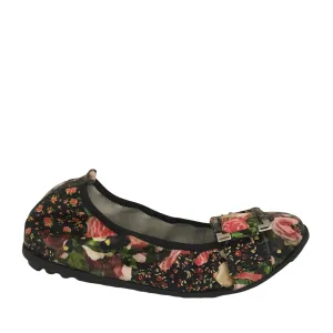 Isabella Monica ~ Floral ~ Tan ~ Olive ~ Leather