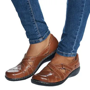 PU Slip-on Closed Toe Loafers