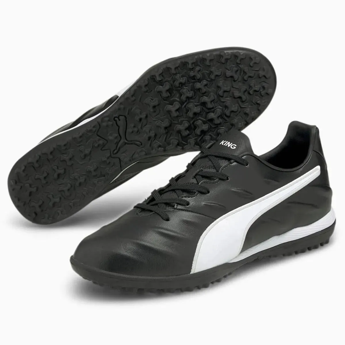 Puma King PRO 21 TF - Black-White