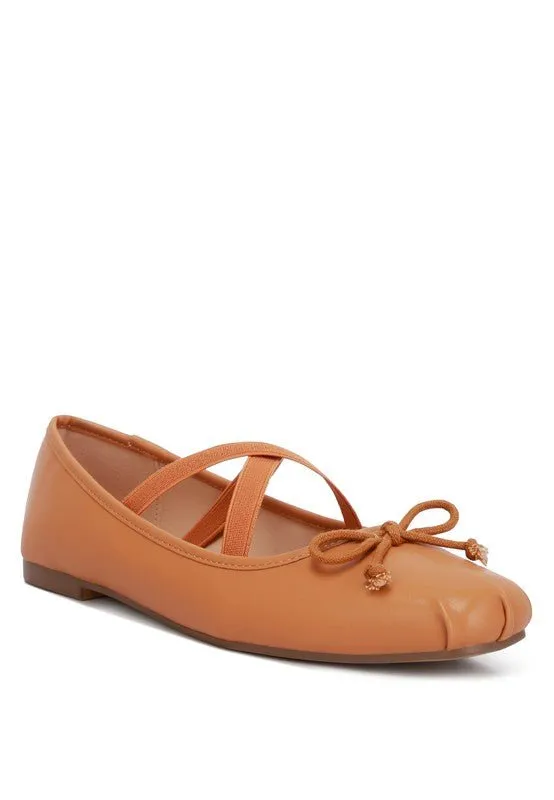 Recycled Faux Leather Ballet Flats