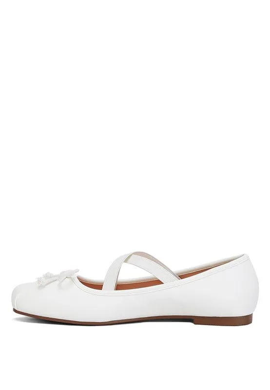 Recycled Faux Leather Ballet Flats