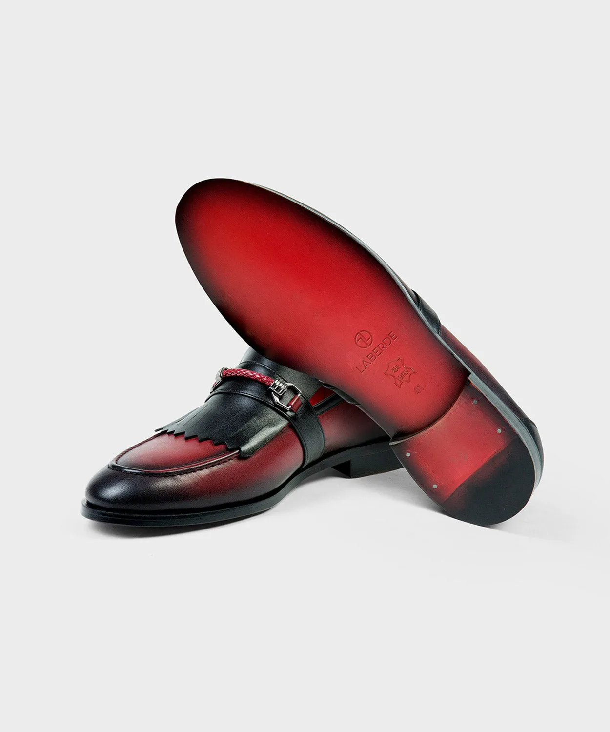 Red Leather Loafer